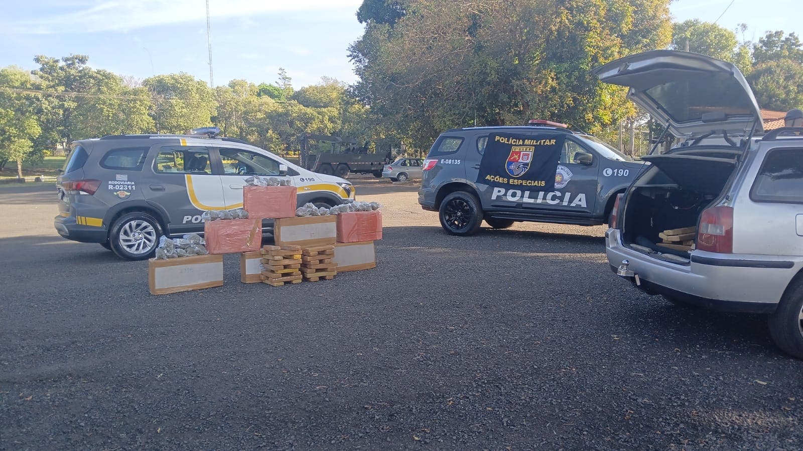 247 kg de drogas apreendidos na Raposo Tavares