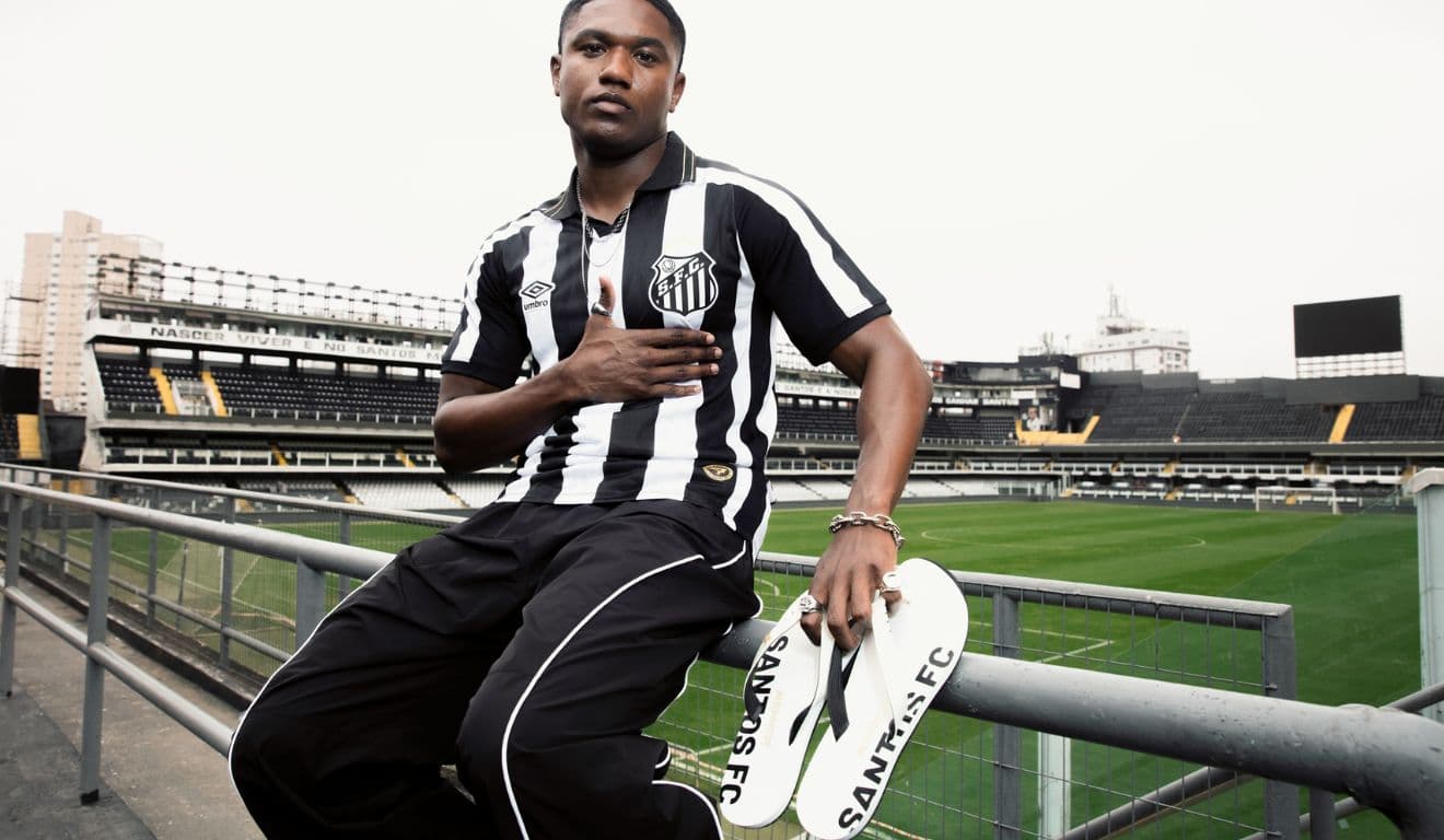 Santos apresenta nova linha de sandálias