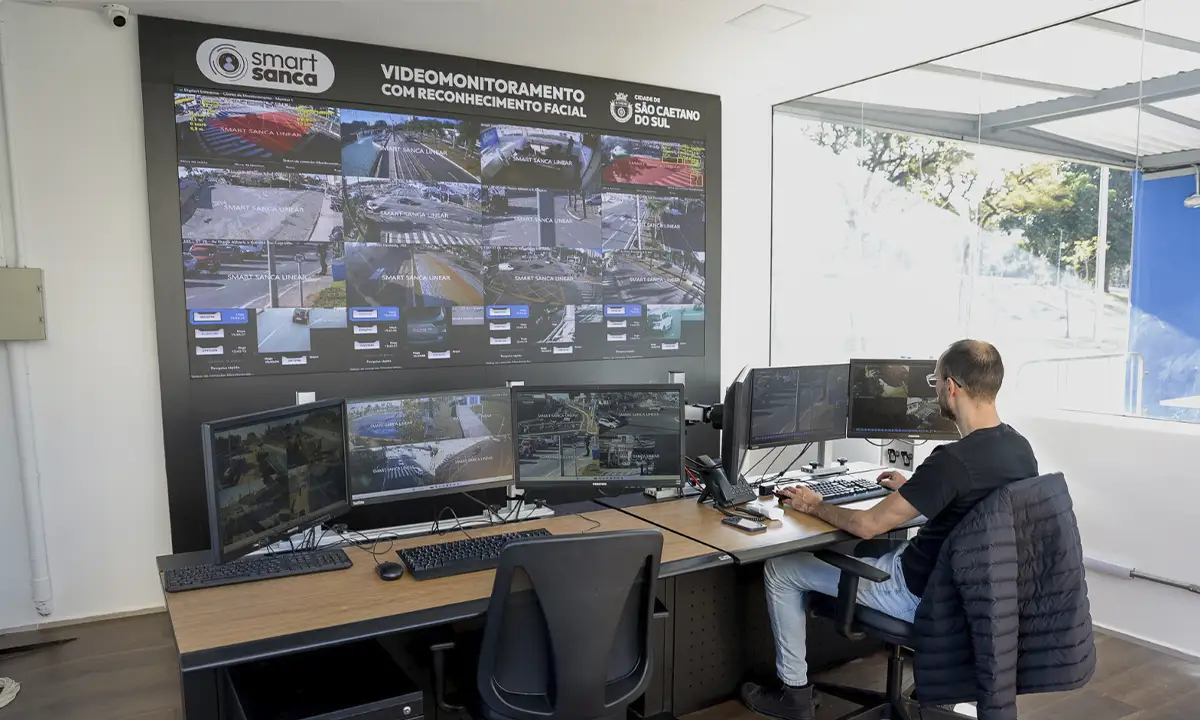 São Caetano inaugura base do Smart Sanca no Kennedy