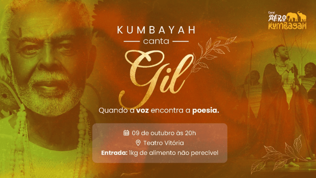 Coral Afro Kumbayah homenageia Gilberto Gil