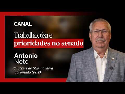 Antônio Neto fala sobre escala 6x1, jornada de trabalho e prioridades no Senado
