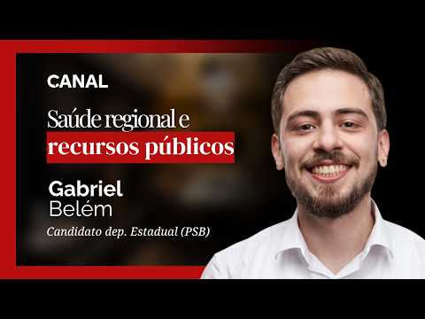 Gabriel Belém apresenta propostas para Jacareí e fala sobre saúde, emendas e prioridades