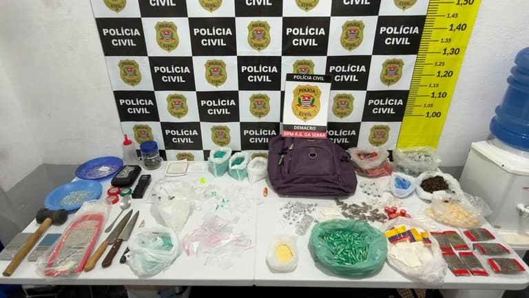 Casa-bomba é fechada e três são presos em Rio Grande da Serra