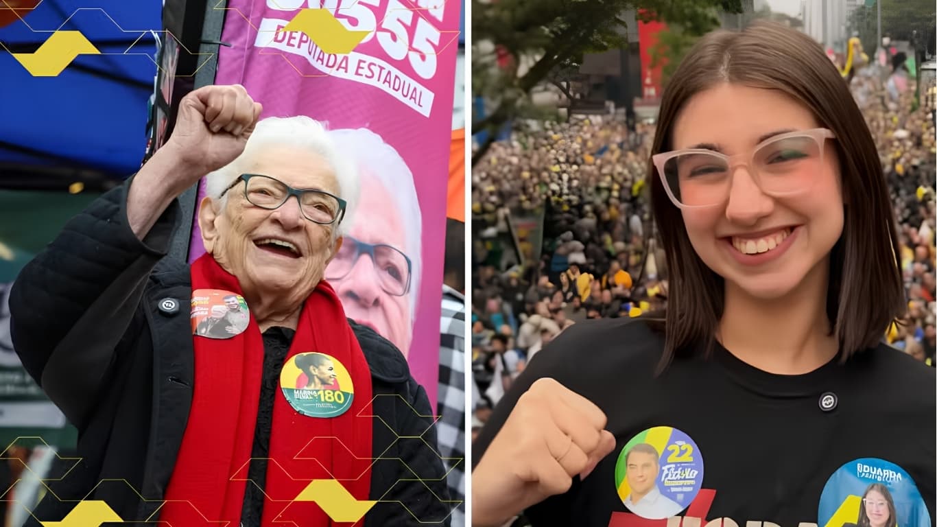 Luiza Erundina e Eduarda Campopiano serão a deputada mais velha e a mais jovem da ALESP em 2027