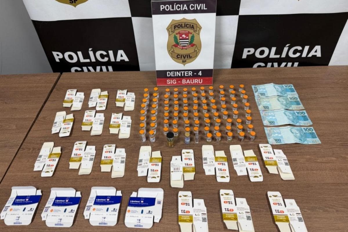 Homem é preso com medicamentos em Bauru
